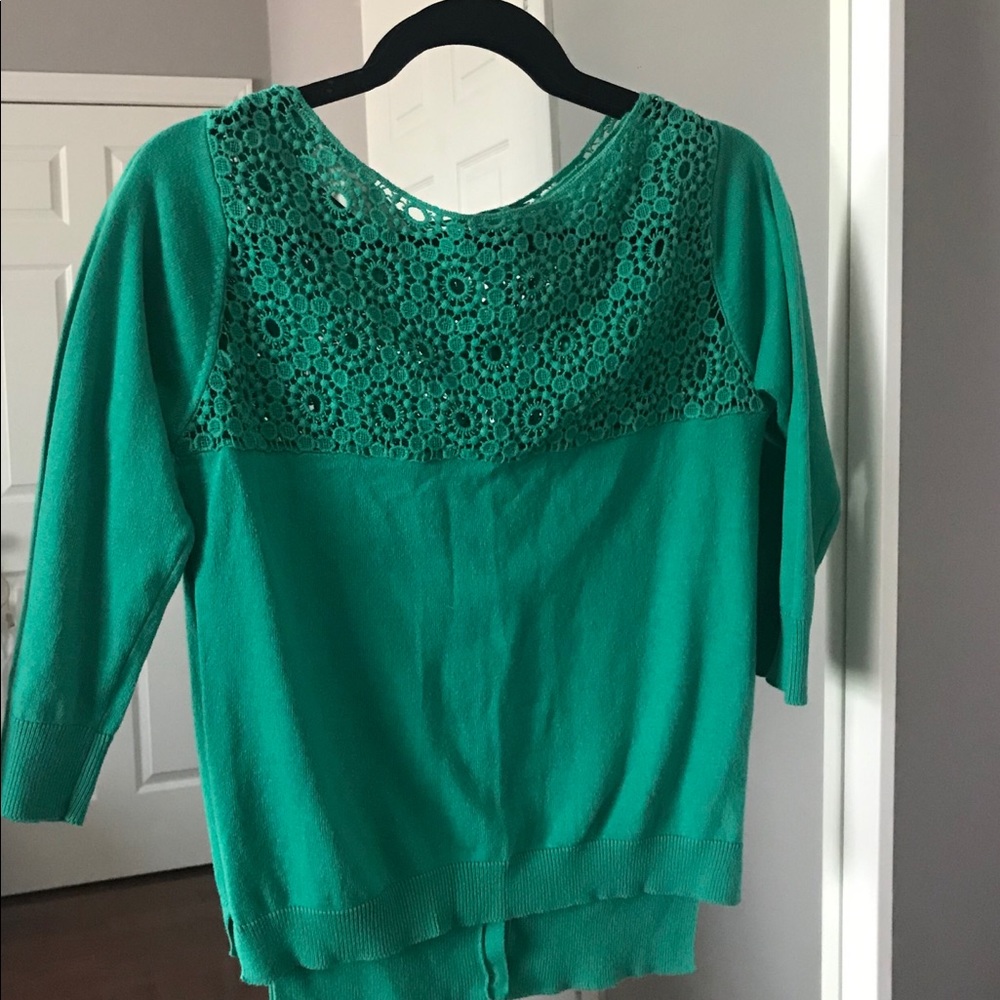 Teal Zara Knit Top